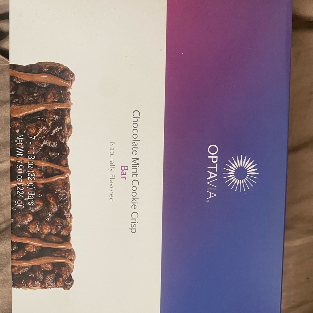 OPTAVIA chocolate mint Cookie Crisp bars
